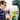 Child filling a green bottle with water from a dispenser at a beach.